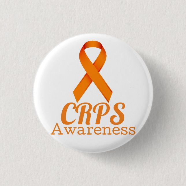 Badge Rond 2,50 Cm Sensibilisation aux CRPS (Devant)