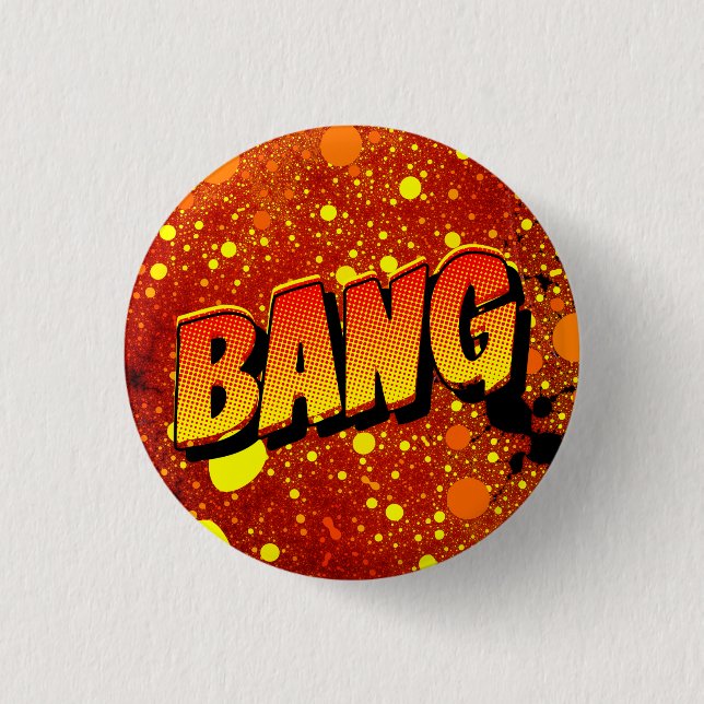 Badge Rond 2,50 Cm Sentez la ruée rétro - Bang (Devant)