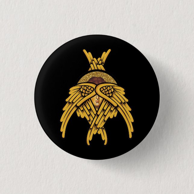 Badge Rond 2,50 Cm Seraphim Angel (Devant)