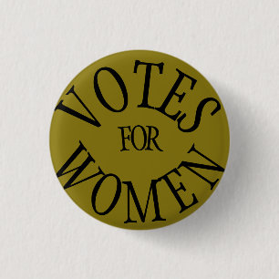 Badge Rond 2,50 Cm série de bouton collectable de la suffragette 8