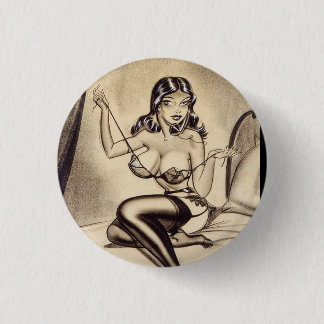 Badge Rond 2,50 Cm SEXY et BEAUTIFUL Pin Up Girl bouton comic