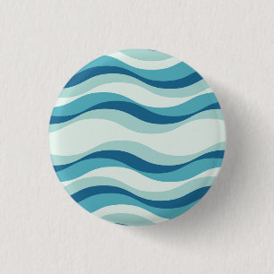 Badge Rond 2,50 Cm Shades of Blue Waves