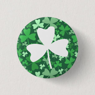 Badge Rond 2,50 Cm Shamrock