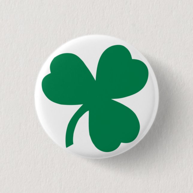 Badge Rond 2,50 Cm Shamrock (Devant)