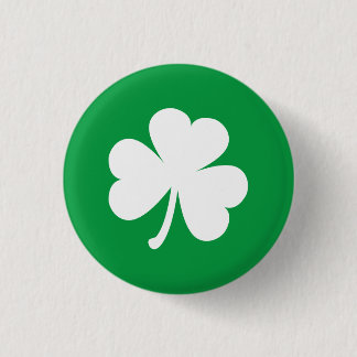 Badge Rond 2,50 Cm Shamrock irlandais personnalisable