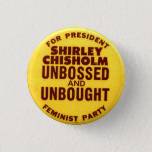 Badge Rond 2,50 Cm Shirley Chisolm - bouton