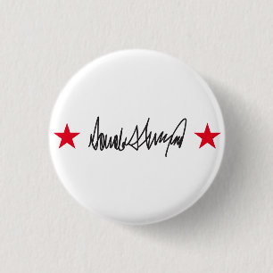 Badge Rond 2,50 Cm Signature Trump
