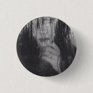 Badge Rond 2,50 Cm Silence