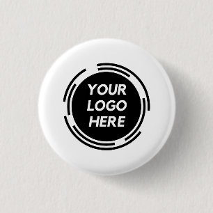 Badge Rond 2,50 Cm Simple et minimal ajoutez votre logo/votre design