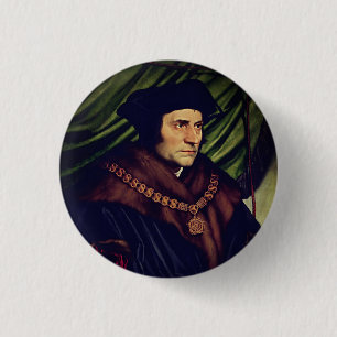 Badge Rond 2,50 Cm Sir Thomas More - par Hans Holbein, le Jeune