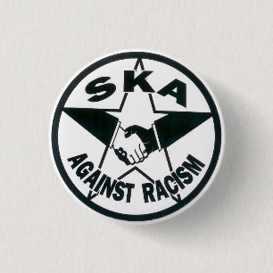 Badge Rond 2,50 Cm Ska contre le racisme