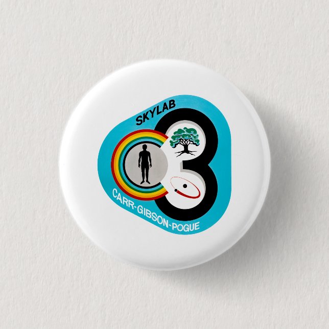 Badge Rond 2,50 Cm Skylab 3 patchs (Devant)