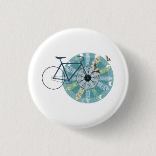 Badge Rond 2,50 Cm Skyline d'Amsterdam