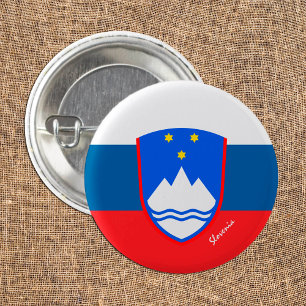 Badge Rond 2,50 Cm Slovénie bouton, patriotique slovène Drapeau mode