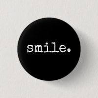Smile Black White Typographie