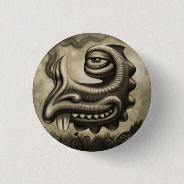 Badge Rond 2,50 Cm Sniffy ! Bouton par RoBo-Design (Devant)