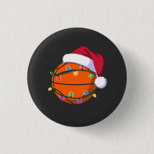 Badge Rond 2,50 Cm Snowman Basket Noël Père Noël Baseball Sport