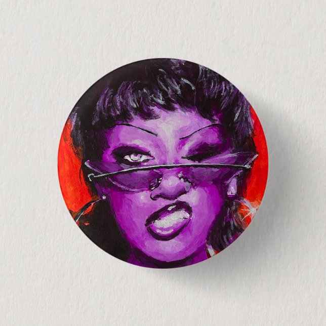 Badge Rond 2,50 Cm Soda au raisin (Devant)