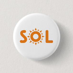 Badge Rond 2,50 Cm Sol