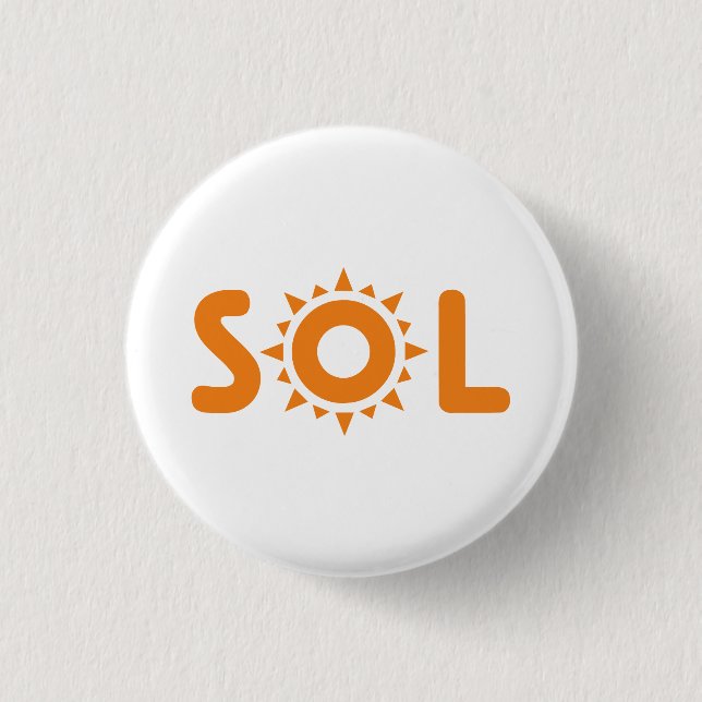 Badge Rond 2,50 Cm Sol (Devant)