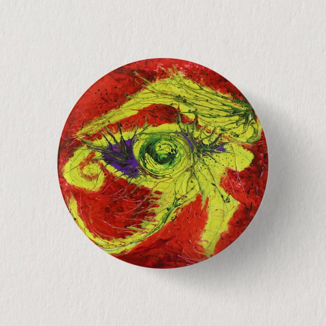 Badge Rond 2,50 Cm Soleil (Devant)