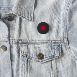 Badge Rond 2,50 Cm Soleil rouge du Japon