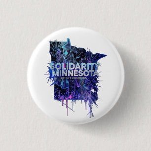 Badge Rond 2,50 Cm Solidarité Minnesota