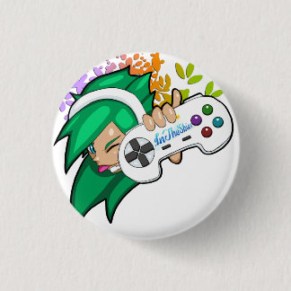 Badge Rond 2,50 Cm SON petit bouton de GamerGirl