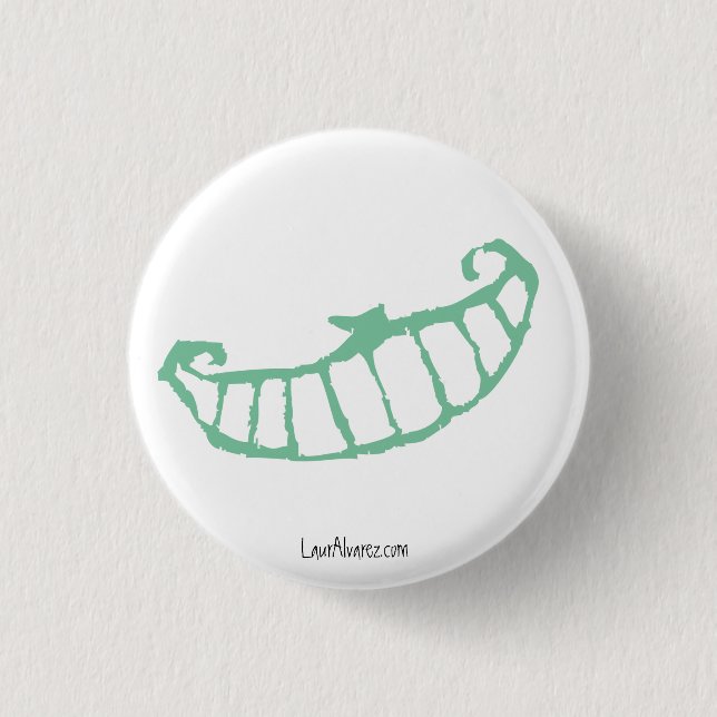 Badge Rond 2,50 Cm Sourire (Devant)