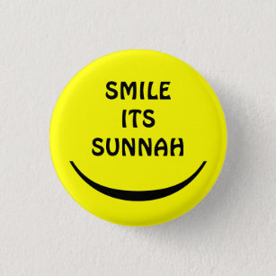 Badge Rond 2,50 Cm sourire son bouton sunnah