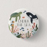 Sous le Baby shower de mer ou fête d'anniversaire 