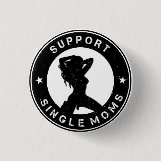 Badge Rond 2,50 Cm Soutenir les mères célibataires