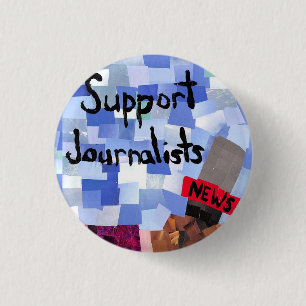 Badge Rond 2,50 Cm Soutien aux journalistes