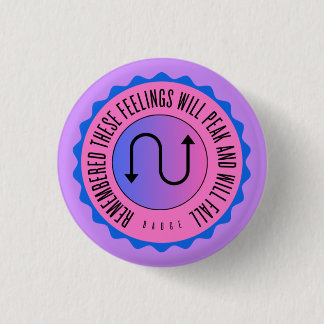 Badge Rond 2,50 Cm Souvenez-vous que ces sentiments culmineront et to