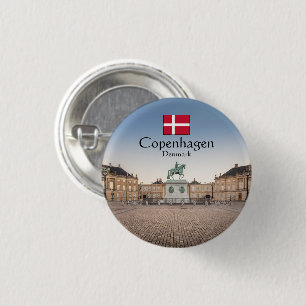 Badge Rond 2,50 Cm Souvenir de Copenhague