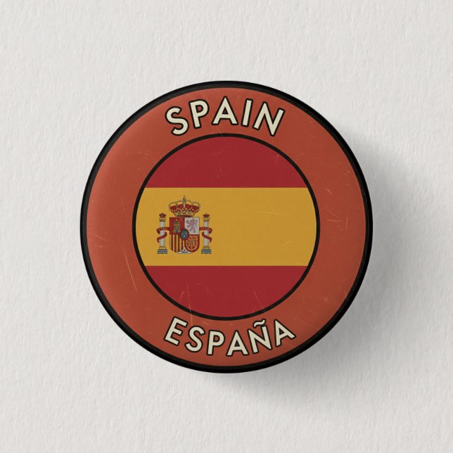 Badge Rond 2,50 Cm Spain (Devant)