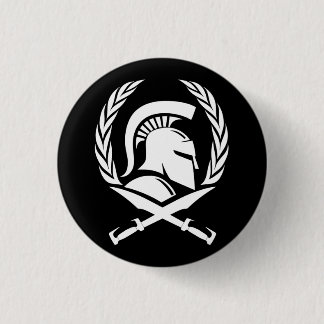 Badge Rond 2,50 Cm Spartan