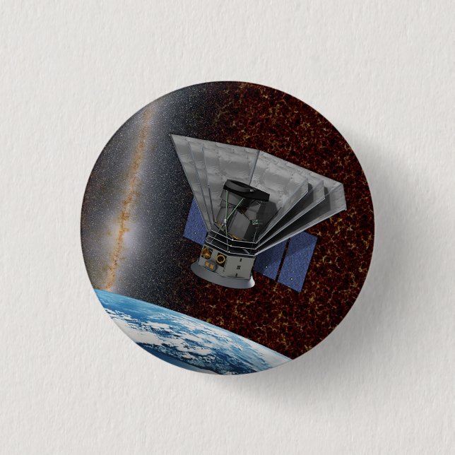Badge Rond 2,50 Cm SPHEREx Chasseur Galaxy Spacecraft (Devant)