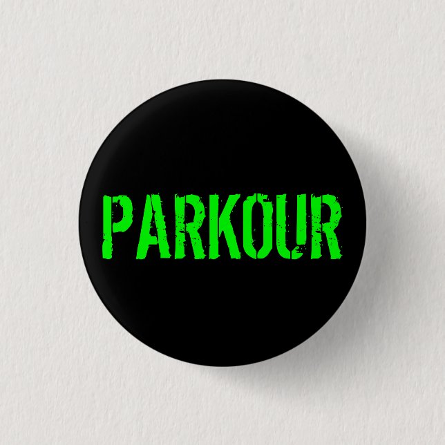Badge Rond 2,50 Cm Spilla Parkour (Devant)