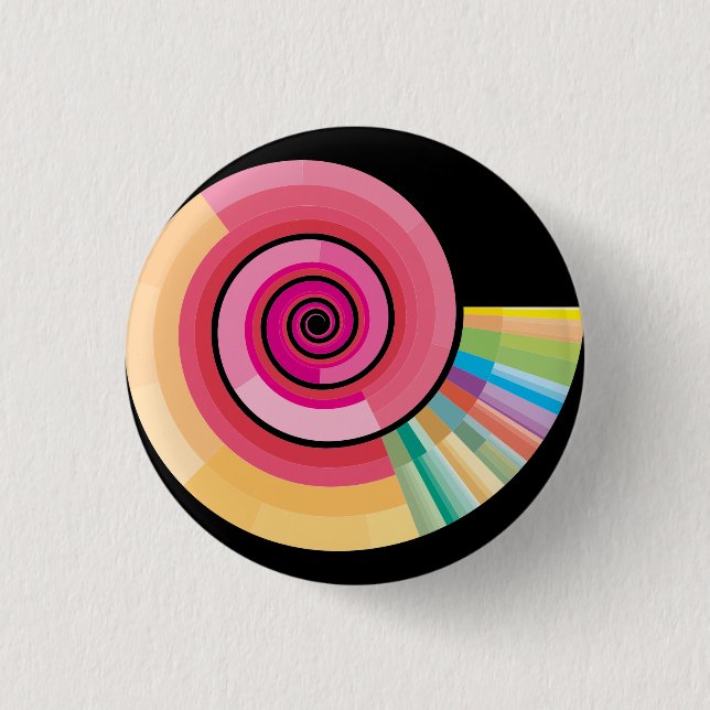 Badge Rond 2,50 Cm Spirale géologique de calendrier (Devant)