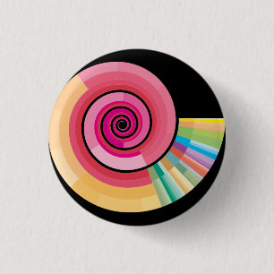Badge Rond 2,50 Cm Spirale géologique de calendrier