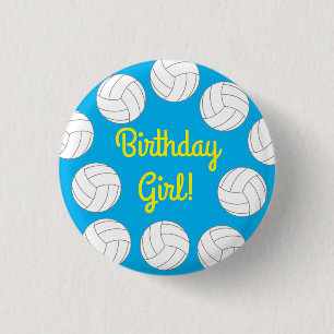 Badge Rond 2,50 Cm Sport de la partie Anniversaire de enfant de volle