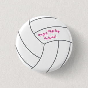 Badge Rond 2,50 Cm Sport de la partie Anniversaire de enfant de volle