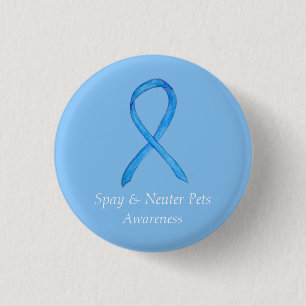 Badge Rond 2,50 Cm Spy/Neuter Animaux de compagnie Sensibilisation Pe