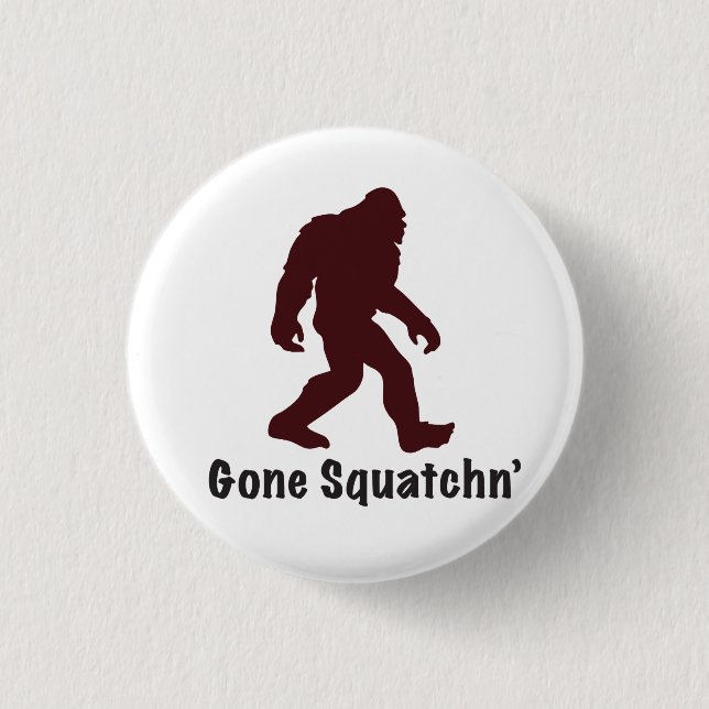 Badge Rond 2,50 Cm Squatchn allé (Devant)