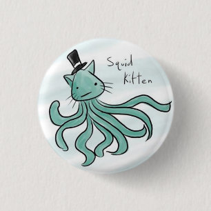 Badge Rond 2,50 Cm SquidKitten