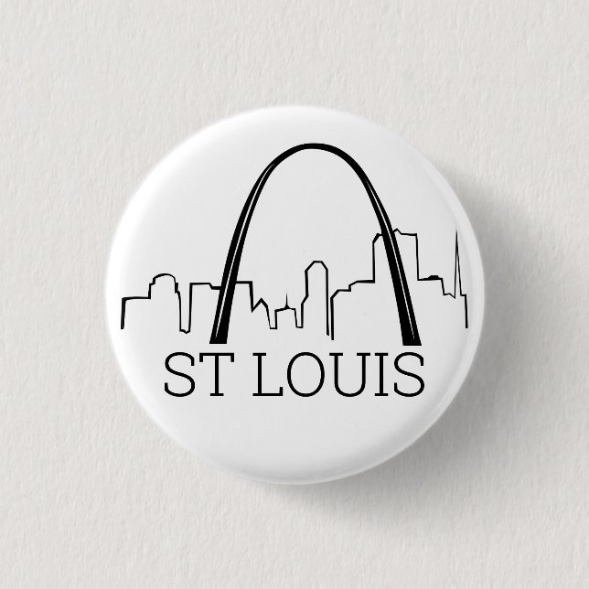 Badge Rond 2,50 Cm St. Louis, Missouri (Devant)
