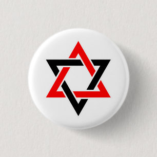 Badge Rond 2,50 Cm Star of David