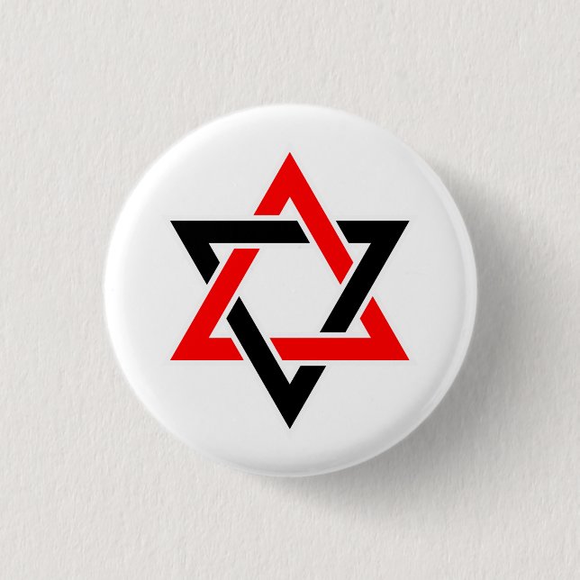 Badge Rond 2,50 Cm Star of David (Devant)