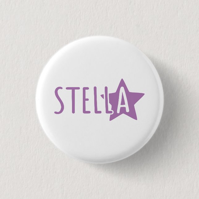 Badge Rond 2,50 Cm Stella (Devant)